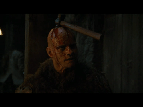 "Perhaps I will introduce you to the Hammer. And by 'hammer,' I mean ... well, actually, this literal hammer."