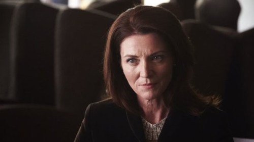 Michelle Fairley, aka Catelyn Stark, as the most recent alpha-terrorist on 24. See? I told them there's be serious blowback from the Red Wedding.