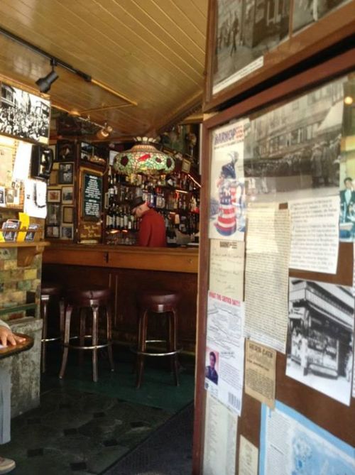 The view from my seat in Vesuvio.